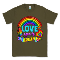 Army Green Love Your Truth Classic Tee - BundleAndBundleShop