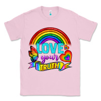 Bubblegum Pink Love Your Truth Classic Tee - BundleAndBundleShop