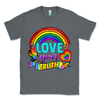 Charcoal Heather Love Your Truth Classic Tee - BundleAndBundleShop