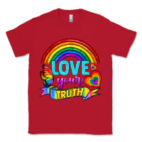 Red Love Your Truth Classic Tee - BundleAndBundleShop