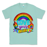 Seafoam Love Your Truth Classic Tee - BundleAndBundleShop