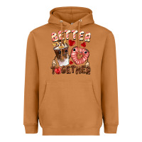 Meerkat Better together Valentine's Day Heavyweight Hoodie - FaDigitalArtStudio