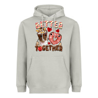 Moon Dust Better together Valentine's Day Heavyweight Hoodie - FaDigitalArtStudio