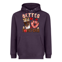 Plum Better together Valentine's Day Heavyweight Hoodie - FaDigitalArtStudio