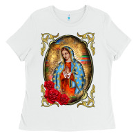 Our Lady Of Guadalupe Frame Ladies Tee | Teevron