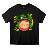 Black st patricks elf Heavy Core Tee - AdoDesignShop