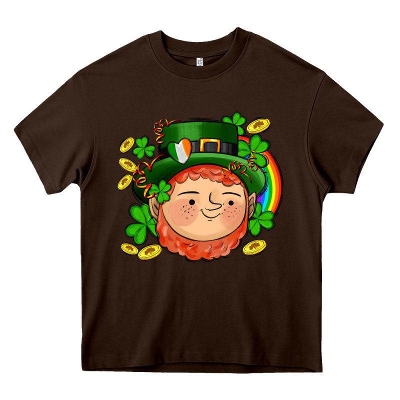 St Patricks Elf Heavy Core Tee by AdoDesignShop | Teevron