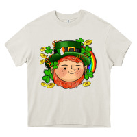 Cream st patricks elf Heavy Core Tee - AdoDesignShop