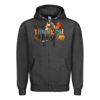 Charcoal Heather one thankful nurse Zipper Hoodie - CowGirlArtShop