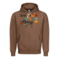 Chestnut one thankful nurse Zipper Hoodie - CowGirlArtShop