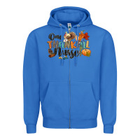 True Royal one thankful nurse Zipper Hoodie - CowGirlArtShop