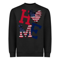 Black American Flag Home Heavyweight Sweatshirt - Bettercallsaul