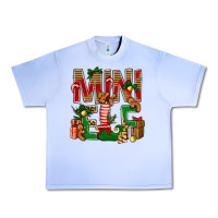 Grape Ice Christmas Mini Elf Urban Heavy Tee - BundleAndBundleShop