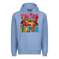 Colony Blue tacos before vatos olivia Premium Hoodie - OliviaCreatesArt