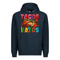 Navy tacos before vatos olivia Premium Hoodie - OliviaCreatesArt
