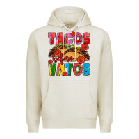 Oatmeal Heather tacos before vatos olivia Premium Hoodie - OliviaCreatesArt