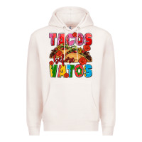 Pale Pink tacos before vatos olivia Premium Hoodie - OliviaCreatesArt