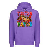 Purple tacos before vatos olivia Premium Hoodie - OliviaCreatesArt