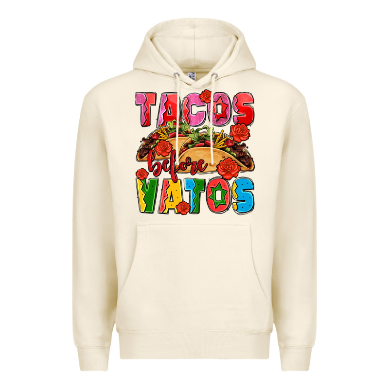 Tacos Before Vatos Olivia Premium Hoodie by OliviaCreatesArt | Teevron