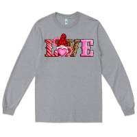Heather Grey valentines day gnomes love Long Sleeve Tee - RanaPortraitStore