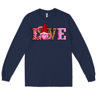 Navy valentines day gnomes love Long Sleeve Tee - RanaPortraitStore