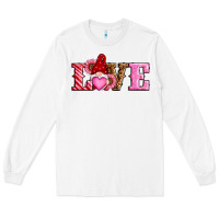 White valentines day gnomes love Long Sleeve Tee - RanaPortraitStore
