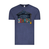 Vintage Denim senior 2023 graduation hat bbs Vintage Tee - BundleAndBundleShop