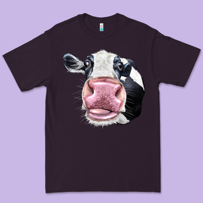 Cute Holstein Face Premium Tee Designed By Lillyallendesigns