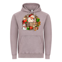 Vintage Zinc Santa Vintage Hoodie - MaliasSmallBusiness