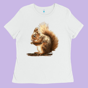 Squirrels Ladies Tee Designed By Lillyallendesigns