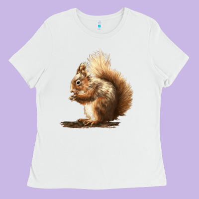 Squirrels Ladies Tee Designed By Lillyallendesigns