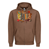 Chestnut i love fall most of all Zipper Hoodie - CowGirlArtShop