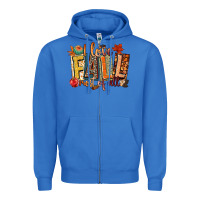 True Royal i love fall most of all Zipper Hoodie - CowGirlArtShop