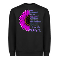 Black I Am The Storm sunflower Heavyweight Sweatshirt - Bettercallsaul