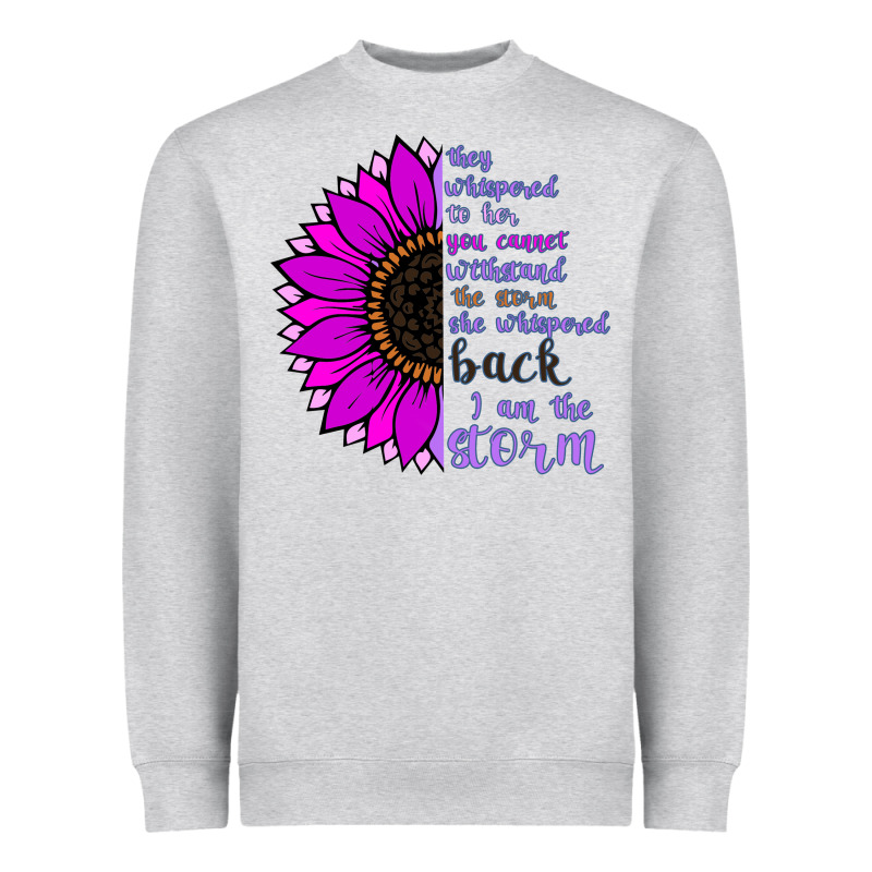 I Am The Storm Sunflower Heavyweight Sweatshirt by Bettercallsaul | Teevron