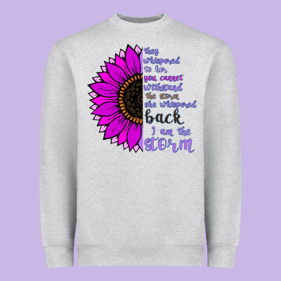 I Am The Storm Sunflower Heavyweight Sweatshirt Designed By Bettercallsaul