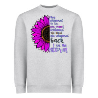Heather Grey I Am The Storm sunflower Heavyweight Sweatshirt - Bettercallsaul