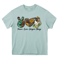 Arona Peace Love Dorper Sheep Heavy Core Tee - LillyAllenDesigns