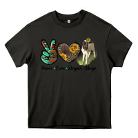 Asphalt Peace Love Dorper Sheep Heavy Core Tee - LillyAllenDesigns