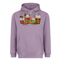 Lavender christmas coffee cups Heavyweight Hoodie - OliviaCreatesArt