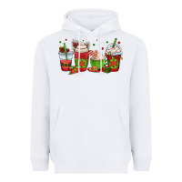 White christmas coffee cups Heavyweight Hoodie - OliviaCreatesArt