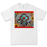 White Christmas cross Premium Tee - Jasminsmagicworld
