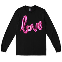 Black valentines day love balloon Long Sleeve Tee - RanaPortraitStore