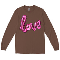 Chestnut valentines day love balloon Long Sleeve Tee - RanaPortraitStore