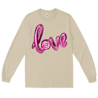 Mushroom valentines day love balloon Long Sleeve Tee - RanaPortraitStore