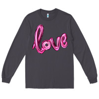 Smoke valentines day love balloon Long Sleeve Tee - RanaPortraitStore