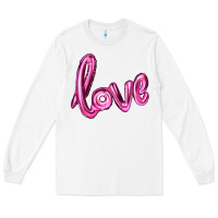 White valentines day love balloon Long Sleeve Tee - RanaPortraitStore