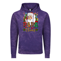 Cloud Purple Papa Claus Christmas Vintage Hoodie - NancyCooperArtShop