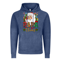 Vintage Denim Papa Claus Christmas Vintage Hoodie - NancyCooperArtShop