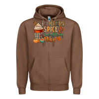 Chestnut pumpkin spice and everything nice Zipper Hoodie - CowGirlArtShop